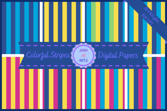Download Seamless Stripes with Bright Colors - Seamless stripes Collection