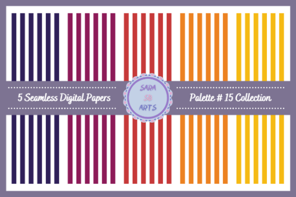 Download Seamless Stripes Pattern Digital Paper - Seamless stripes Collection